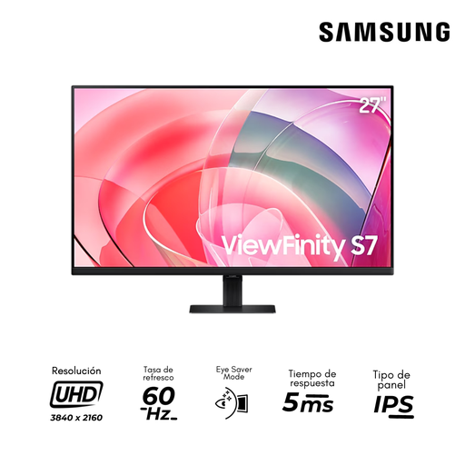 [209320] Samsung Monitor ViewFinity S7 de 27" IPS UHD 60Hz