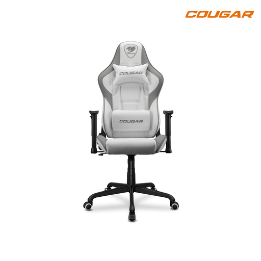 [01190515310] Cougar Armor Elite CGR-ELI-WHB Silla Gamer Cuero PVC Acero Blanco